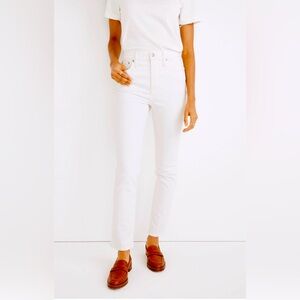Madewell “The perfect vintage Jean” white denim, size 30